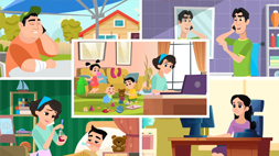 Создание видео ролика Mobi Doctor – тенге Анимационной  студии Animator-pro